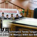 Bupati Ngawi, Ir H Budi Sulistyono, Tanda Tangani Zona Integritas Dengan PA Ngawi Kelas IB Tahun 2019