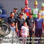 Bupati Ngawi, Ir H Budi Sulistyono Kanang, Sambut Balap Sepeda Tour de Indonesia Tahun 2019
