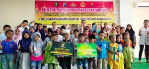 Jelang Pergantian Akhir Tahun 2019 Ke 2020, RS Bhayangkara Tingkat III Wahyu Tutuko Bojonegoro Gelar Khotmil Quran Dan Santunan Anak Yatim/Dhuafa