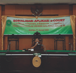 Rapat Sosialisasi Aplikasi e-Court PN Salatiga