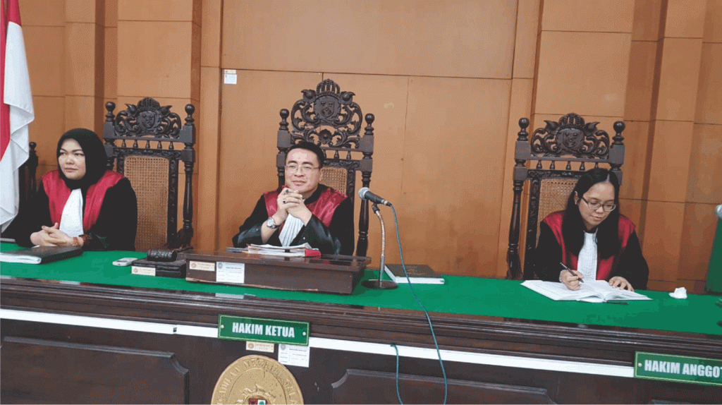 TERDAKWA DIDIT ARDILES DITUNTUT 4 BULAN PENJARA