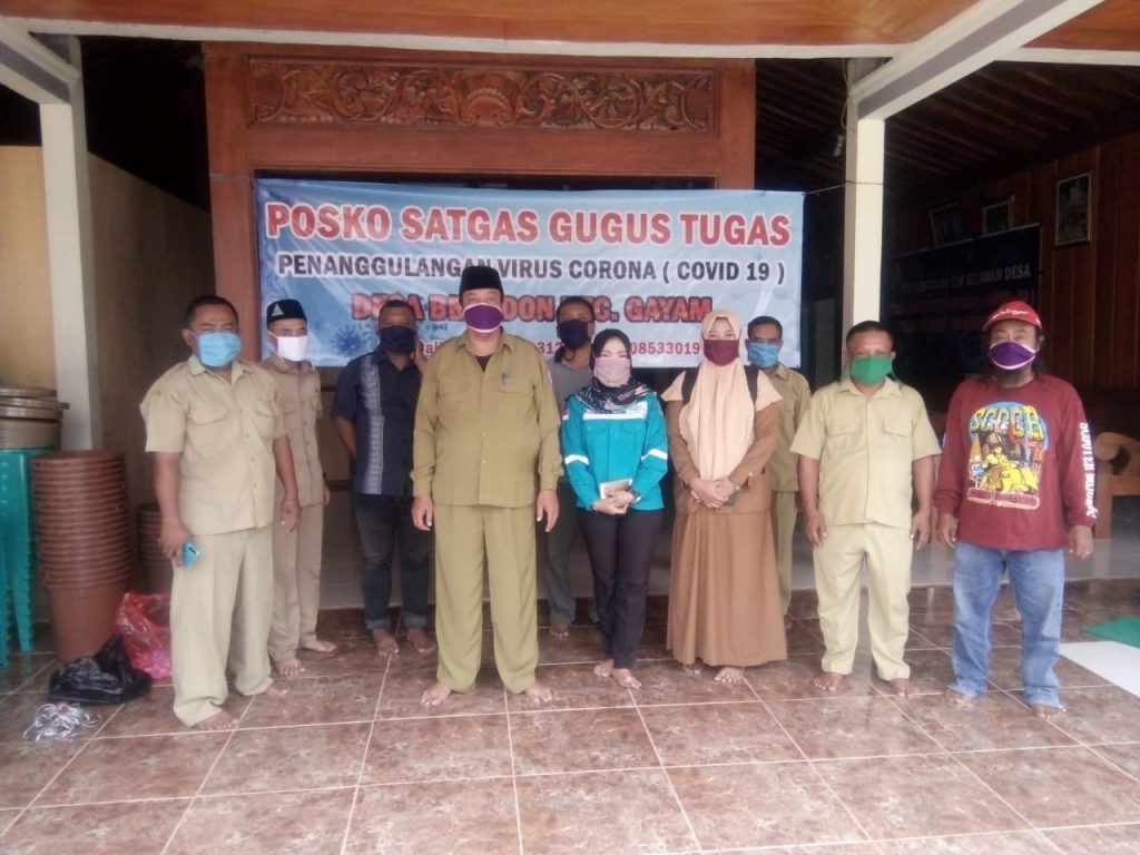 GUGUS TUGAS DESA BEGADON, KECAMATAN GAYAM, SIAGA PENUH