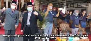 Peringatan HKN Ke-56 Tahun 2020 Pemkab Ngawi Melalui Dinkes Gelar Berbagai Kegiatan