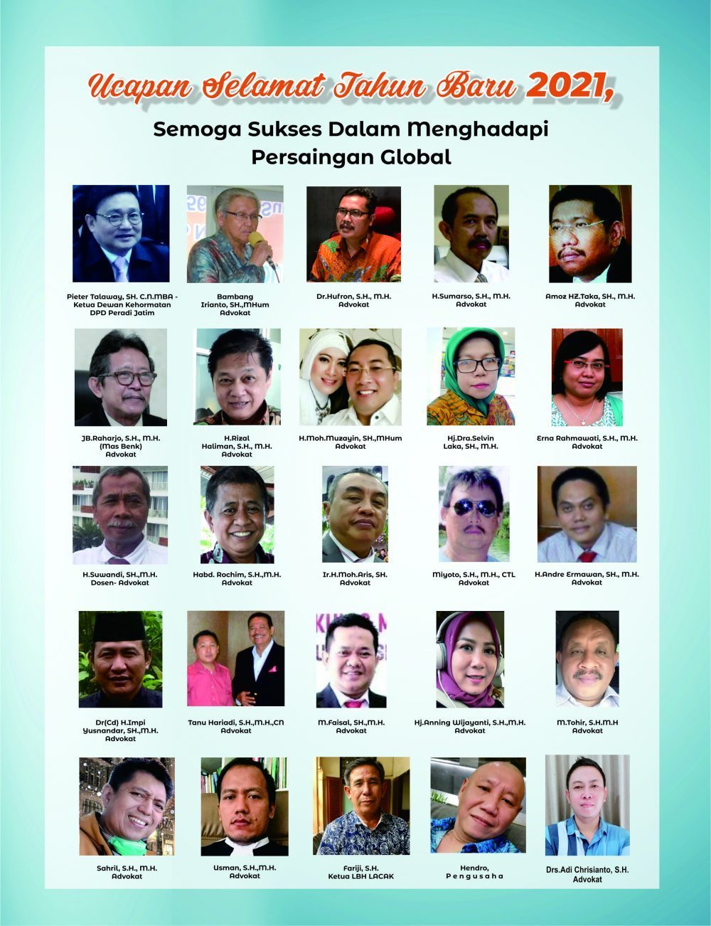Harapan Para Advokat Jawa Timur 2021