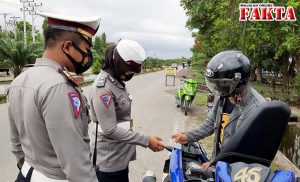 Gelar Operasi Keselamatan, 35 Pelanggar Protokol Kesehatan Terjaring Satlantas Polres Pasangkayu