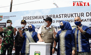 Gubernur Sumsel Herman Deru Resmikan 46 Kegiatan Infrastruktur