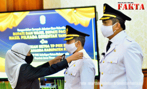 Gubernur Jatim Lantik Bupati dan Wakil Bupati Pacitan, Ini Pesan Khofifah