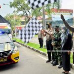 Ini Pesan Kapolres Mojokerto Saat Lepas Bansos Korban Bencana