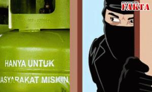 Ditinggal Sholat, Tabung Gas Pedagang Raib Diduga Digondol Petugas di Semolowaru, Surabaya