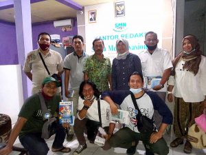 Tim majalahfakta.id Berkunjung ke Kantor Redaksi SMN, Kediri