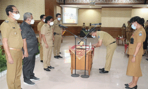 Bupati Badung Giri Prasta Lantik 61 Pejabat Pengawas