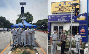 Jasa Raharja Jatim Pasang Lampu Kejut di 15 Titik