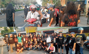 Aksi Peduli Tiga Komunitas Metal Surabaya