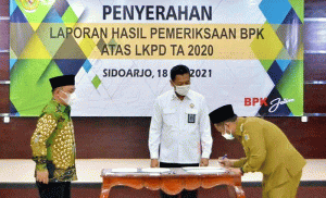 Raih WTP Kali Keenam, Begini Harapan Bupati Gresik Gus Yani