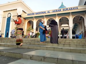 Begini Suasana Sholat Idul Fitri di Masjid Al Akbar