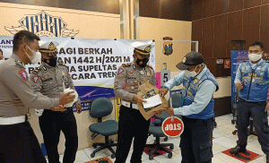 Superltas Twit Dapat Pembinaan dan Pelatihan dari Satlantas Polres Trenggalek