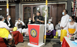 Bupati Badung Giri Prasta Hadiri Upacara Rsi Yadnya Munggah Sulinggih