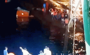 Sebuah Kapal Penyeberangan Tenggelam di Pelabuhan Gilimanuk, Bali