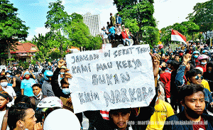 Ormas Madura Gelar Aksi di Depan Balai Kota Surabaya, Begini Tuntutan Mereka