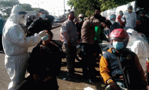 Bangkalan Dilockdown, Jembatan Suramadu Dijaga Ketat