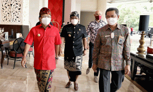 Bupati Giri Prasta Hadiri Sertijab Kepala BPK Perwakilan Provinsi Bali