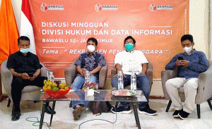 Bawaslu Ngawi Gelar Diskusi Webinar Terkait Rekrutmen Penyelenggara Pemilu