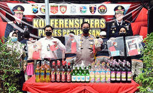 Operasi Sikat Semeru 2021 Polres Pamekasan Ungkap 17 Kasus