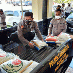 Polres Magelang Salurkan Paket Sembako ke Masyarakat dan Bidang Jasa Wisata