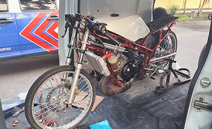 Antisipasi Balap Liar, Sat Lantas Polres Lebak Amankan Satu Unit Mobil dan Motor Balap