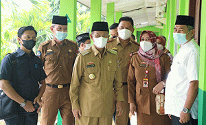 PTM Terbatas di Kotabumi, Ditinjau Bupati Lampung Utara Budi Utomo