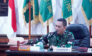 Danrem 071/Wijayakusuma Pimpin Sidang Pankar Jabatan Perwira