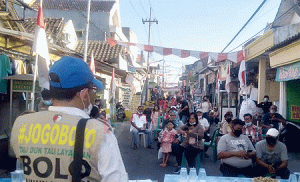 Giat Baksos Satgas Ormas Arek Jogoboyo Bolo Sawunggaling di Putat Jaya, Surabaya