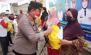 Kapolres Lebak bersama Forkopimda Tinjau Vaksinasi di Ponpes Tajul Falah Cipanas