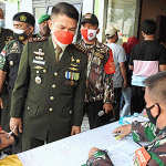 Peringati HUT ke-76 RI, Kodim 0510/Trs Gelar Vaksinasi di Lapangan Makodim