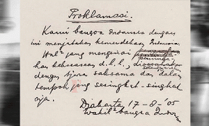 Seorang Tokoh Pers asal Aceh Dibalik Penyelamatan Naskah Proklamasi Asli Tulisan Bung Karno