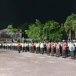 Personel Gabungan Siaga Pengamanan Tradisi Suroan