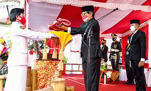 Upacara Peringatan ke-76 Kemerdekaan RI Digelar Khidmat di Puspem Badung