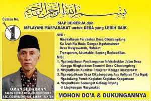Ini yang Akan Dilakukan Oman Sudarman untuk Desa Cikadondong