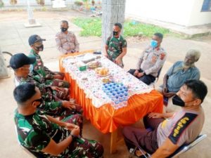Kapolsek Sota Lakukan Jamuan Kasih bersama Tokoh Masyarakat di Perbatasan RI-PNG