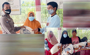 Giat Polres Kepahiang Monitoring Bantuan Beras PPKM