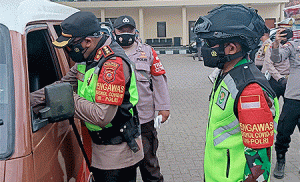 Tracing Drive Thru Polres Sumedang Targetkan 2.320 Orang