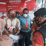 Kapolres Sumedang dan Dandim 0610/Sumedang Tinjau Vaksinasi Merdeka