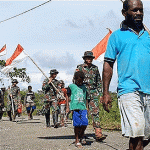 Begini Upaya Satgas TNI Pamtas RI-PNG Memupuk Rasa Nasionalisme Warga