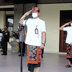 Pemkab Badung Peringati Hari Jadi ke-63 Provinsi Bali di Lapangan Puspem Badung