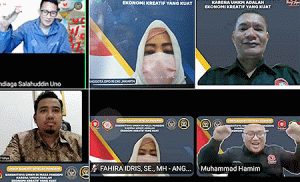 Sandiaga Uno dan Fahira Idris Gelar Webinar bersama Pelaku UMKM