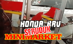 Berita Video : Honda BRV “Seruduk” Alfamart di Gayungsari, Surabaya