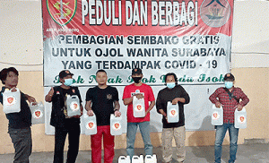 Gratis, Ribuan Liter Disinfektan Didistribusikan Jogoboyo