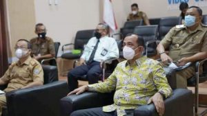 Plh Bupati Kabupaten OKU Ikuti Rakorwasdanas Secara Virtual