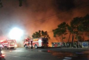Lahan Seluas Satu Hektare Terbakar di Jalan Babatan Unesa, Surabaya