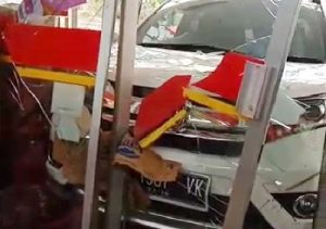 Keliru Injak Pedal Gas, Honda BRV “Labrak” Alfamart Gayungsari